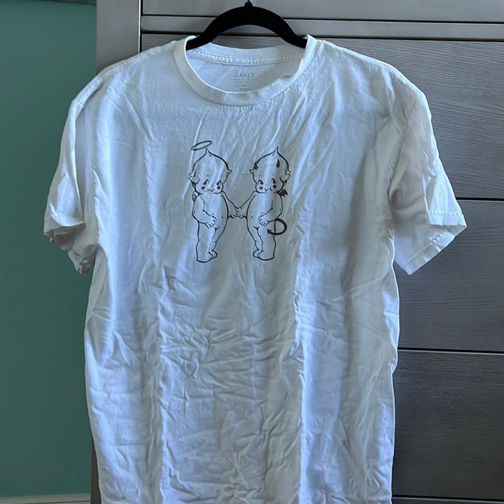 Brandy Melville white short sleeve
